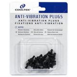 Cooltek 8x Anti-Vibrations Plugs für Gehäuselüfter (CT-AVP01)